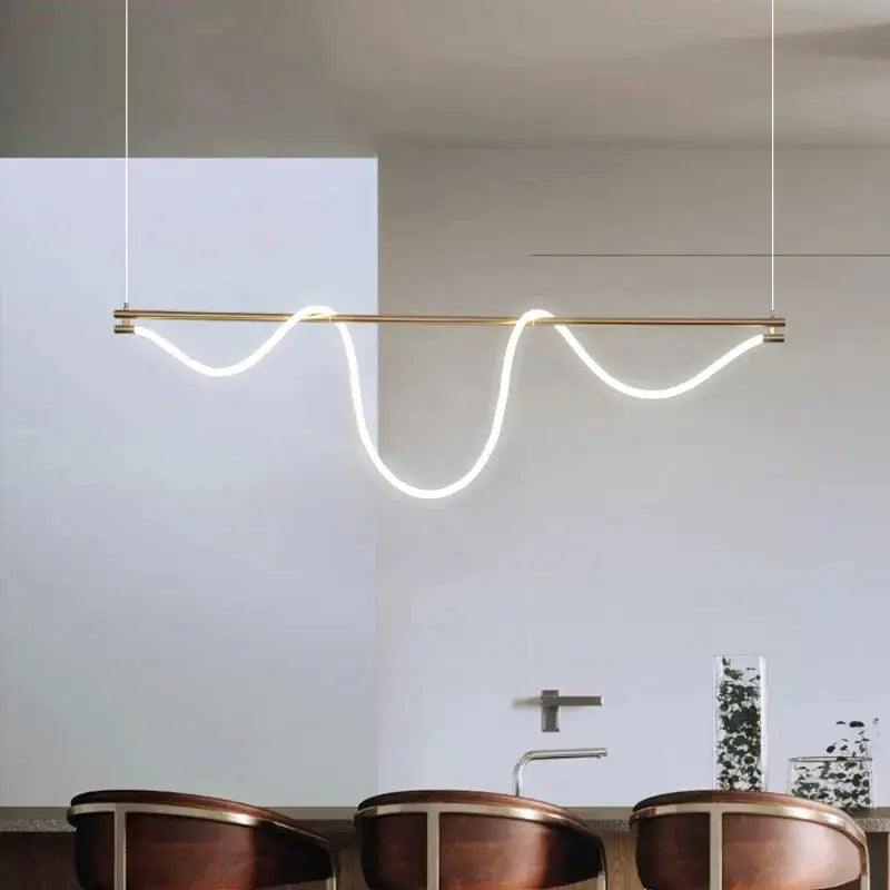 Kael – Modern Creative Linear LED Dimmable Pendant Lamp Lampasa.com
