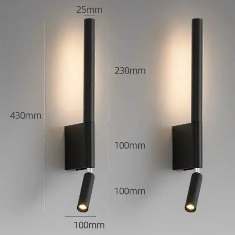Hedda – Modern Bedside LED Spot Wall Lamp for Focused, Stylish Lighting Kozyled