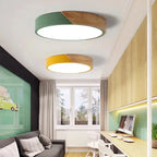 Aren – Modern LED Ceiling Lamp with Wooden Edge for Warm, Stylish Lighting Kozyled