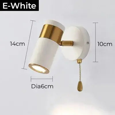 Selvien – Nordic Adjustable LED Bedside Reading Wall Lamp Lampasa.com