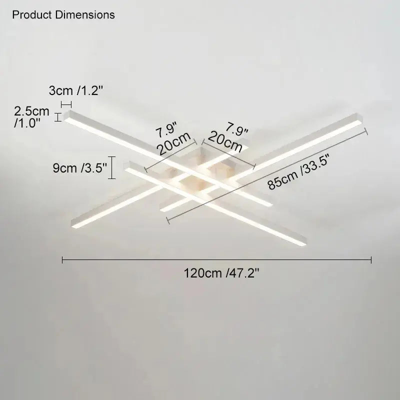 Fenro - Creative LED Strip Dimmable Ceiling Lamp Lampasa.com