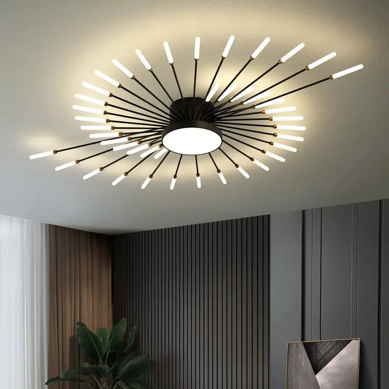 Fan-shaped LED ceiling light Arlo™ Spingar.com