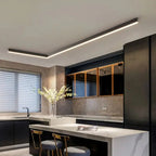 Asta – Modern Minimalist Long Beam LED Ceiling Lamp for Sleek Lighting Kozyled