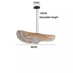 Greta – Handwoven Retro Rattan LED Pendant Light for Cozy Vintage Interiors Kozyled