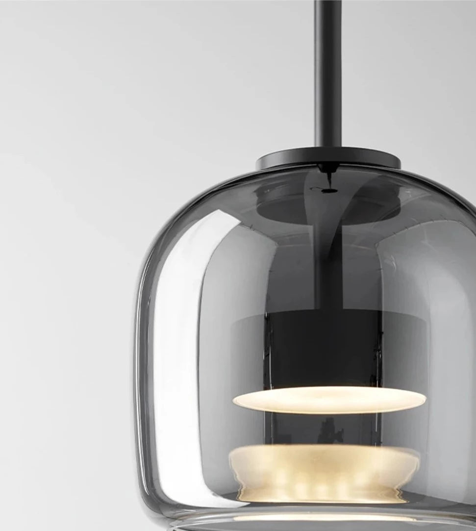 Modern Glass LED Pendant Lamp Matss