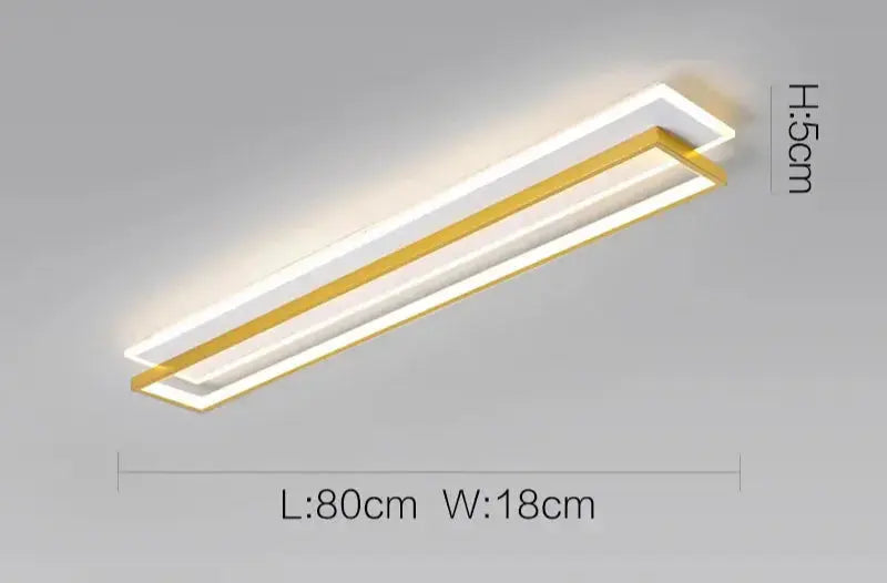 Arvion – Creative Rectangular Dimmable LED Ceiling Lamp Lampasa.com