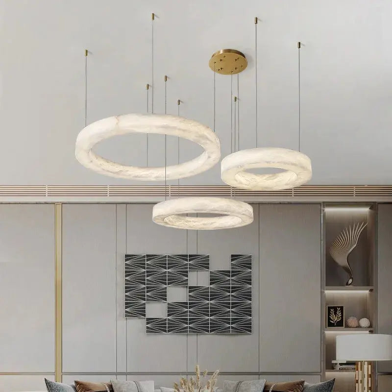 Oscar – Modern Spanish LED Pendant Light with Elegant Marble Design Lampasa.com
