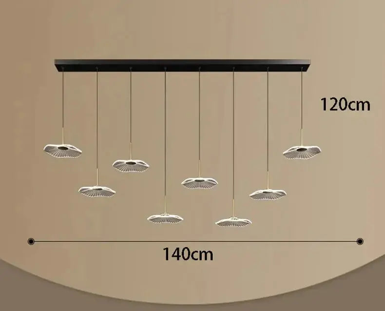Nyelle – Modern Dimmable LED Dining Table lamp/ Bar Lamp With Spotlights Lampasa.com