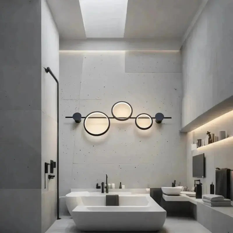 Modern Nordic Creative Ring LED Wall Lamp – Modena lampasa.com