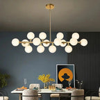 Asmund – Modern Glass Ball LED Pendant Light for Dining Tables and Bars Kozyled.com