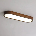 Ivar – Elegant Walnut Color Dimmable LED Ceiling Lamp Lampasa.com