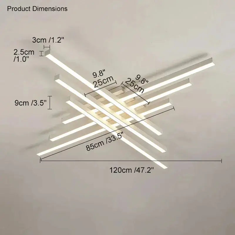 Fenro - Creative LED Strip Dimmable Ceiling Lamp Lampasa.com