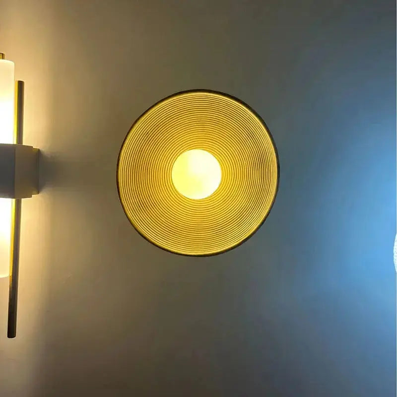 Elton – Round Retro LED Wall Light Lampasa.com