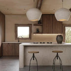 Handmade Japanese Wabi Sabi LED Pendant Lamp Anzu SPINGAR.COM