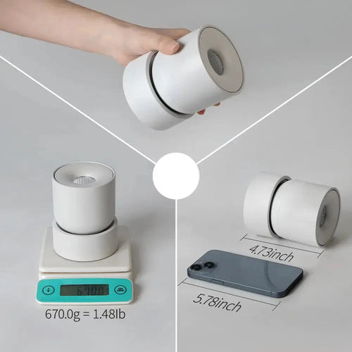 Dimmable 360° rotatable LED spotlight - Lysa Lampasa.com