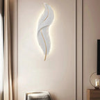Dimmable Nordic Luxury Feather LED Wall Lamp Faddey SPINGAR.COM