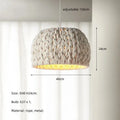 Unique Hand Knitted Rope Wabi Sabi LED Pendant Lamp Takara SPINGAR.COM