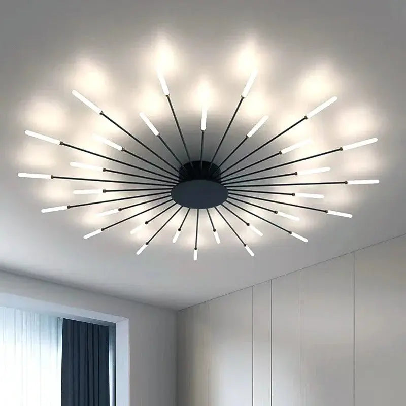 Fan-shaped LED ceiling light Arlo™ Spingar.com