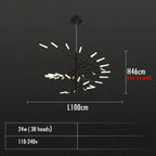 Alexander – Decorative Scandinavian fireworks style Dimmable LED Pendant Lamp Lampasa.com