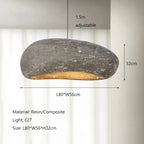 Handmade Retro Wabi-Sabi LED Pendant Lamp Sorano SPINGAR.COM