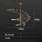 Alexander – Decorative Scandinavian fireworks style Dimmable LED Pendant Lamp Lampasa.com