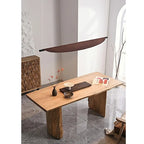 Imitation Wood Elliptical Classic LED Wall Lamp Jens SPINGAR.COM