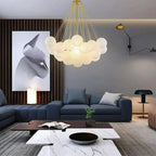 Frosted Glass Ball LED Chandelier Eric ( OUTLET DEAL!) SPINGAR.COM