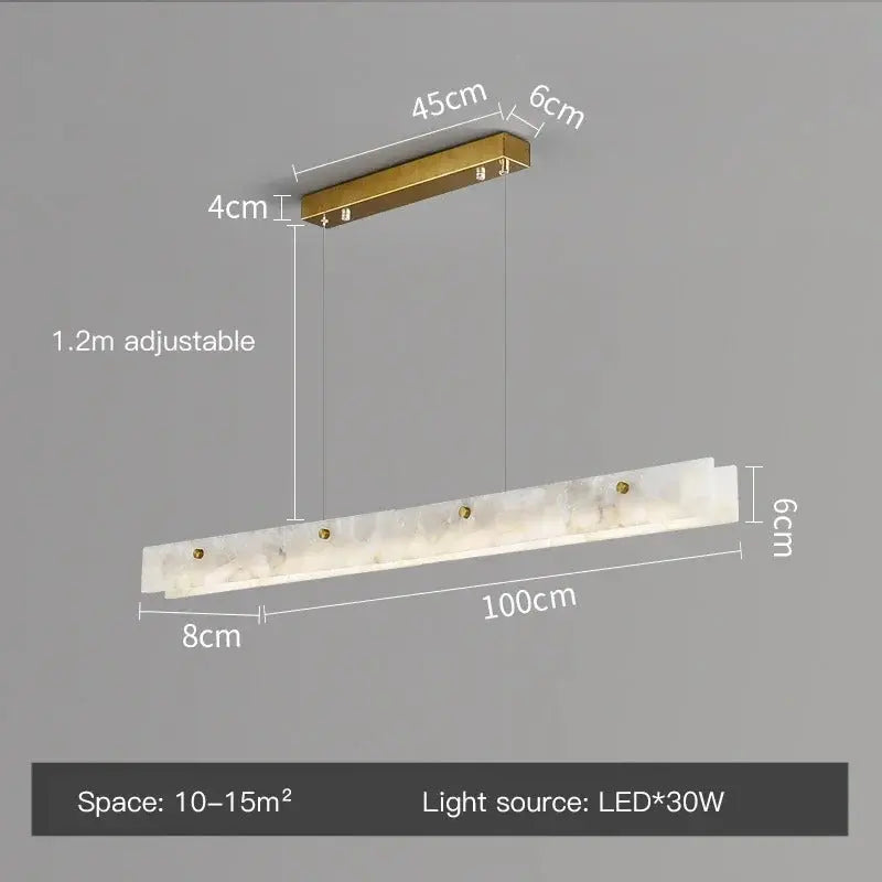 Heimir – Modern Luxury Dimmable LED Pendant Light with Marble Design for Dining Tables and Bars Kozyled.com