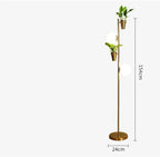 Modern Glass Ball And Plants LED Table Lamp Leif SPINGAR.COM