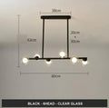 Modern Glass Ball LED Island Pendant lamp Niro™ Spingar.com