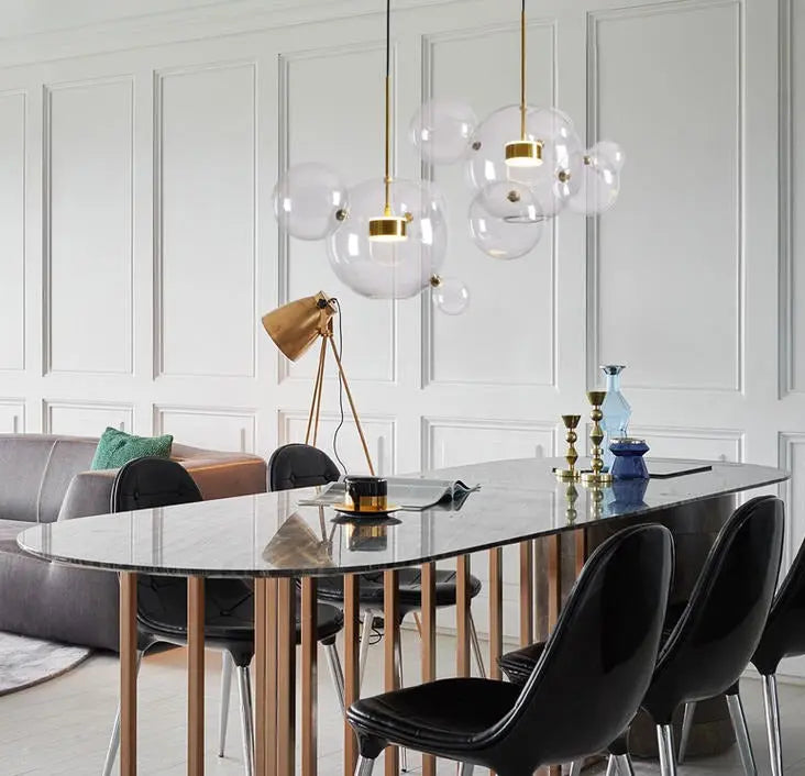 Unique Design Glass Bubble LED Pendant Lamp Edzard SPINGAR.COM