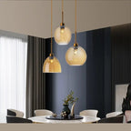 Modern Deco Glass LED  Pendant Lamp Dahlia SPINGAR.COM