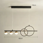 Nordic Rectangular Dining Table LED Island Pendant lamp Danby SPINGAR.COM