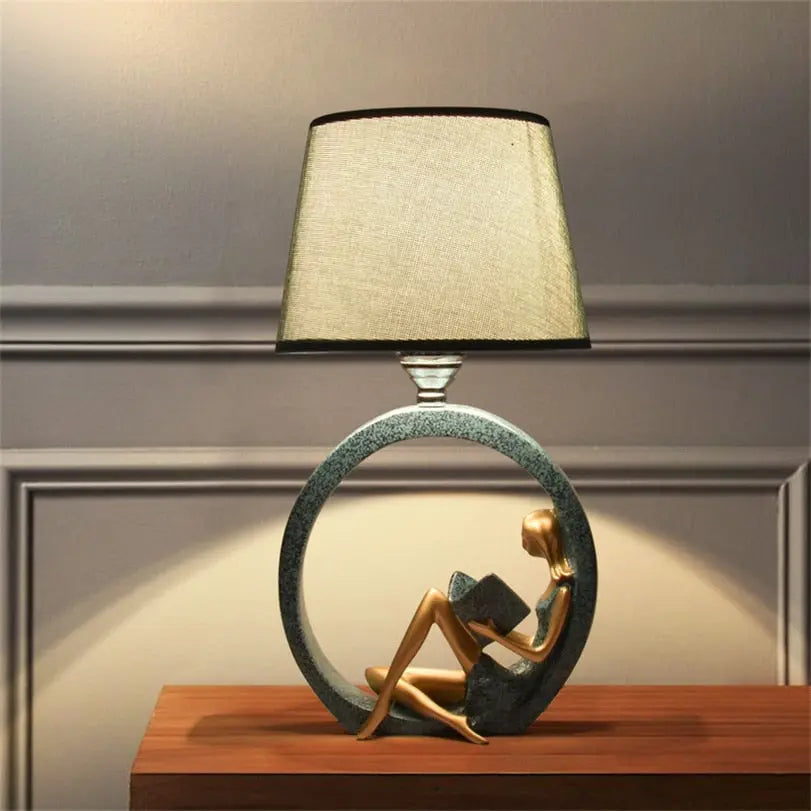 Post-modern Deco Bedside Table Lamp Frida SPINGAR.COM