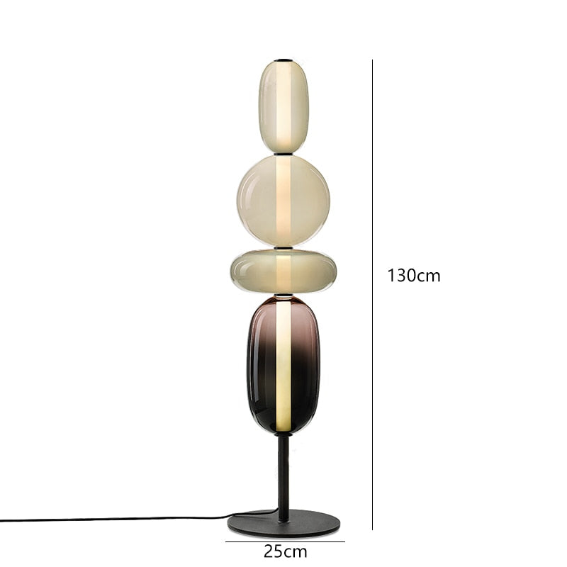 Modern Luxury Colorfull Candy Color LED Floor/table lamp Gamela