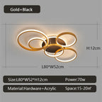 Modern Dimmable LED Ceiling Lamp Dave SPINGAR.COM
