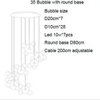 Unique Design Glass Bubble LED Pendant Lamp Edzard SPINGAR.COM