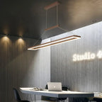 Modern Island Shaped Dining Table LED  Island Pendant Lamp Vendela SPINGAR.COM