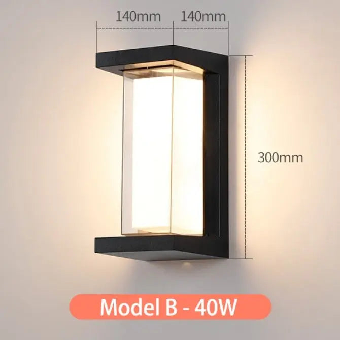 Outdoor LED Wall Lamp Hedvig ( with motion sensor ) SPINGAR.COM