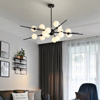 Modern Glass Ball LED Island Pendant Lamp Isabella™ Spingar.com