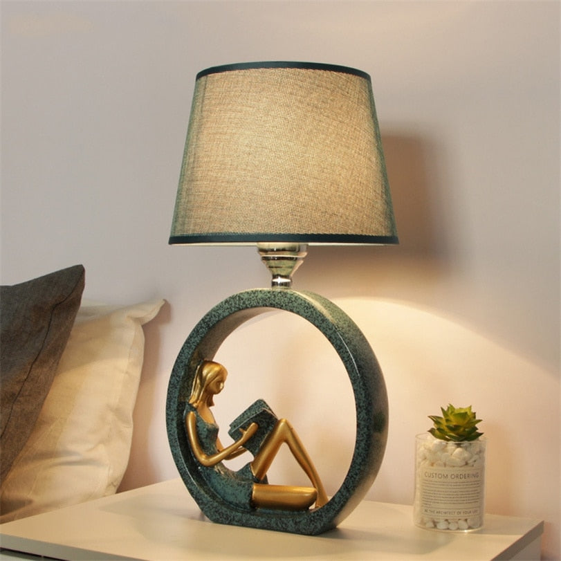 Post-modern Deco Bedside Table Lamp Frida