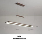 Modern Island Shaped Dining Table LED  Island Pendant Lamp Vendela SPINGAR.COM