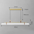 Minimalist Design Long Tube Kitchen/bar/office Island Lamp Saadia SPINGAR.COM