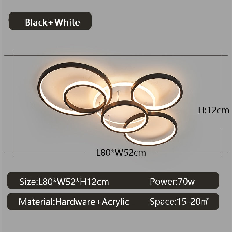Modern Dimmable LED Ceiling Lamp Dave