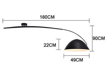 Modern Fishing Rod LED Ceiling Lamp Lagina
