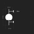 Industrial Vintage Scandinavian Design LED Wall Lamp Donna. SPINGAR.COM