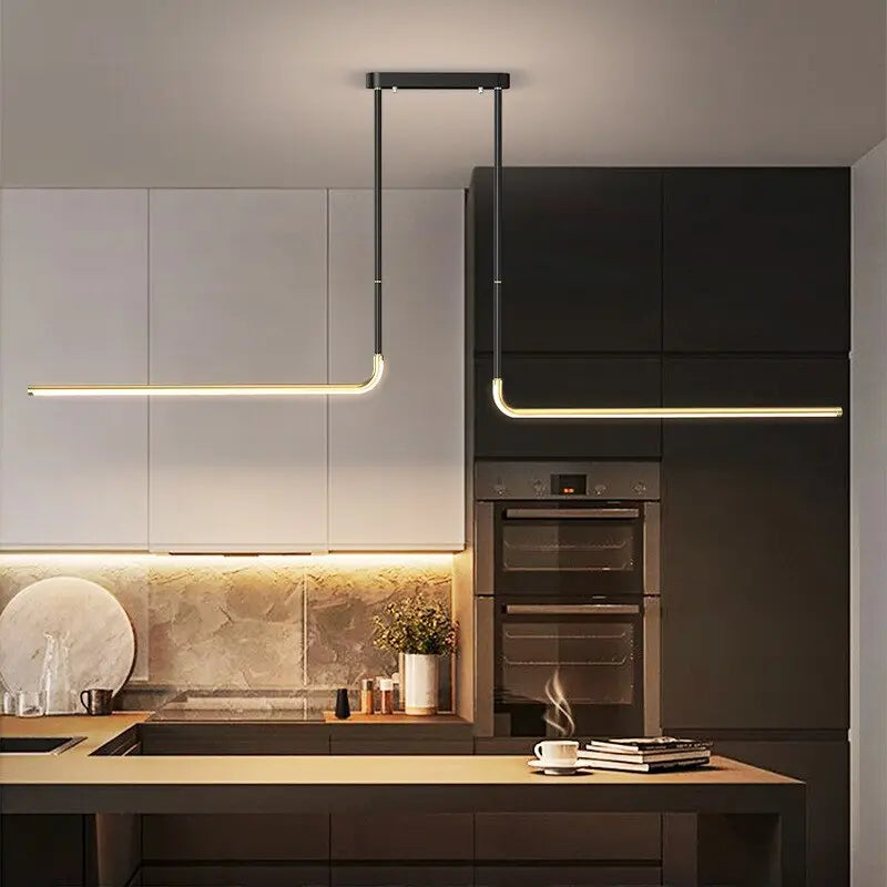 Modern Minimalist Dining Table LED Island Pendant Lamp Marny SPINGAR.COM
