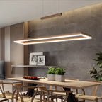 Modern Island Shaped Dining Table LED  Island Pendant Lamp Vendela SPINGAR.COM