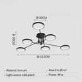 Modern Design LED Dimmable Ceiling Lamp Valdemar SPINGAR.COM