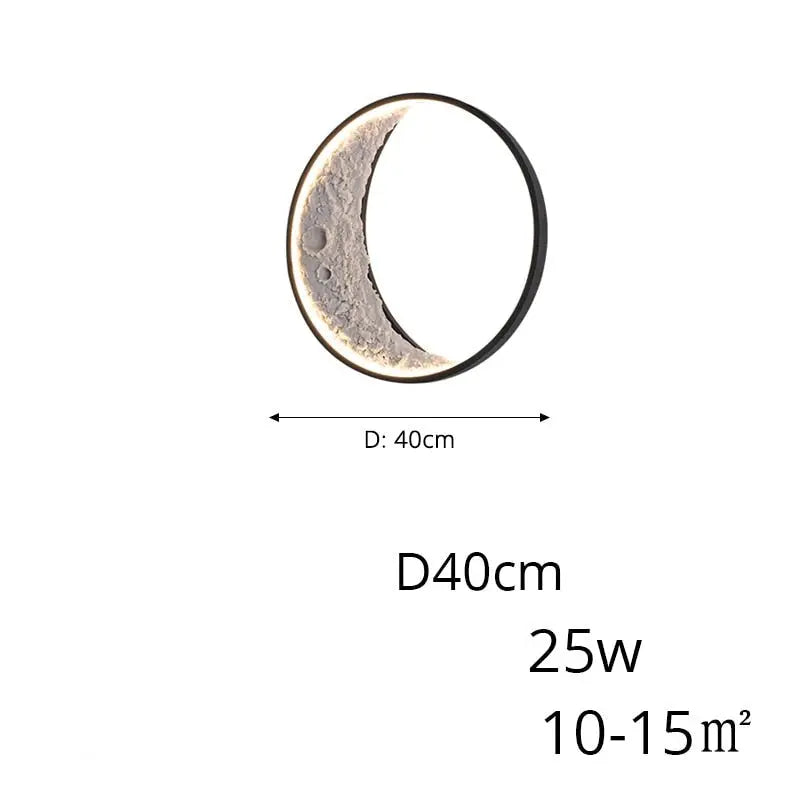 LED Indoor/Outdoor Wall Moon Lamp SPINGAR.COM